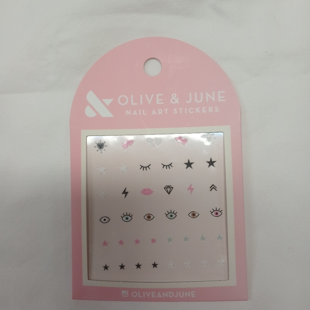 NIP Olive & June Eye Love Your Mani nail art stickers